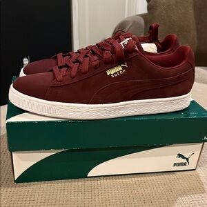 PUMA Suede Classic Red Sneakers